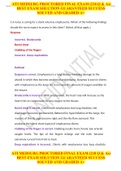 ATI MEDSURG PROCTORED FINAL EXAM &lpar;218 Q & As&rpar; BEST EXAM SOLUTION GUARANTEED SUCCESS SOLVED AND GRADED A&plus;