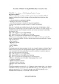 Essentials of Pediatric Nursing 4th Edition Kyle Carman Test Bank