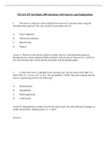 NCLEX-PN Test-Bank &lpar;200 Questions with Answers and Explanation&rpar;   SCORED A&plus; 2021&sol;2022