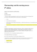 Pharmacology and the nursing process th8edition  Questions And Answers  100&percnt;  Correct