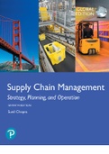TRL3709 Prescribed Book - Supply Chain Management: Strategy, Planning, and Operation, Chopra, S. 7th Edition