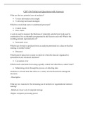 WGU C207 OA Partial test Questions with Answers