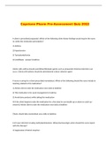 Capstone Pharm Pre-Assessment Quiz 2022