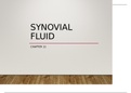 Chapter 12 - SYNOVIAL FLUID
