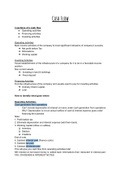 Accounting - Cash Flow Statements