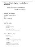 NUR 4290Shadow Health Bipolar Disorder Lucas Callahan &period;