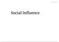 Social Influence - AQA Psychology Paper 1