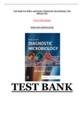Test Bank For Bailey and Scott's Diagnostic microbiology 15th Edition Tile/All Chapters 