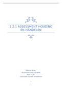 2.2.1 Assessment Houding en handelen