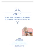 CBP 1.2 Interventieplan geschreven over bevorderen van mondzorg bij dementie