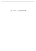 Final exam Pathophysiology(ALL ANSWERS CORRECT!!!)
