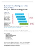 Marketing and Sales I