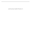community health Proctor 3 very helpful information for proctor exam&lpar;ALL ANSWERS ARE  CORRECT&excl;&excl;&excl;&excl;&excl;&rpar;
