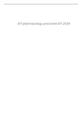 ATI pharmacology proctored ATI 2019&lpar;ALL ANSWERS ARE CORRECT&excl;&excl;&excl;&excl;&rpar;