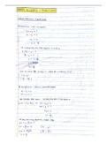 Math Paper 1 - IEB Grade 12 Summary notes