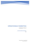 Samenvatting CE3 Operationele Marketing Hoofdstuk 9 t/m 17.