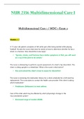 Exam 2 - NUR2356 / NUR 2356 (Latest 2023 / 2024) : Multidimensional Care I / MDC 1 - Rasmussen