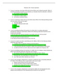 Pediatrics CMS - Review Questions And Ansers scored A&plus;