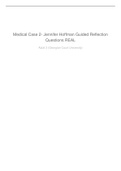 NURS 2115 Medical Case 2 Jennifer Hoffman reflection&lpar;WELL ELABORATED AND ON POINT&rpar;