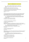 HESI RN COMPREHENSIVE EXIT EXAM&lpar;ALL ANSWERS ARE CORRECT&excl;&excl;&excl;&excl;&rpar;