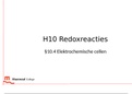 Powerpoint 10.4 Elektrochemische cellen 5 HAVO scheikunde chemie overal