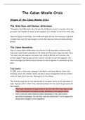 The Cuban Missile Crisis Study Guide and Notes