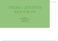 Theme 1 revision recourses