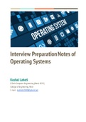 Operating Systems Handwritten Notes