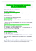 Firefighter 1 study guide questions &lpar;WILDLAND SECTION&rpar; Questions And Answers&period;