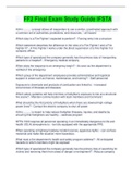 FF2 Final Exam Study Guide IFSTA Questions And Answers&lpar; Complete top Solution Rated A