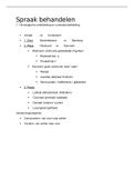 Samenvatting behandeling spraak jaar 2 