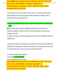 CHAMBERLAIN COLLEGE OF NURSING FNP RN 500 EXIT HESI 2022 ANSWERED ALREADY GRADED A&plus; GUARANTEED SUCCESS LATEST UPDATE 2022&sol;2023 GUARANTEED SUCCESS 