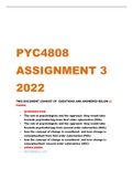 PYC4808 ASSIGNMENT O3 2022