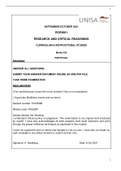 RCE2601 Exam Paper 