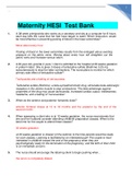 hesi study guide hesi maternity peds edited&sol;Maternity HESI Test Bank