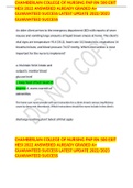 CHAMBERLAIN COLLEGE OF NURSING FNP RN 500 EXIT HESI 2022 ANSWERED ALREADY GRADED A&plus; GUARANTEED SUCCESS LATEST UPDATE 2022&sol;2023 GUARANTEED SUCCESS 