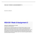 HSA 501 WEEK 8 ASSIGNMENT 2&period;&lowbar;&lowbar; Questions