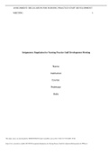 Assignment- Regulation for Nursing Practice Staff Development Meeting-final-for-PPT&period;