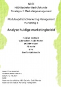 NCOI Geslaagde module Marketing Management - Strategisch Marketingmanagement  - Marketing B - Cijfer 8 in 2021