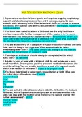 NRP 7TH EDITION SECTION 1 EXAM Questions and Answers Latest 2022 Update