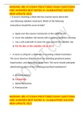 NURSING 480 ATI EXAM PROCTORED EXAM QUESTIONS AND ANSWERS BEST RATED A&plus; GUARANTEED SUCCESS NEW UPDATE 2022 