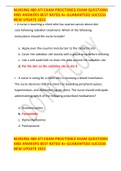 NURSING 480 ATI EXAM PROCTORED EXAM QUESTIONS AND ANSWERS BEST RATED A&plus; GUARANTEED SUCCESS NEW UPDATE 2022 
