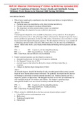 NURSING BS C489 TASK3 Correct Study Guide 2022