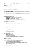 Nederlands Samenvatting Literatuurgeschiedenis H1&comma;2&comma;3&comma;4&comma;10