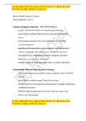 NURS 2488 MENTAL HEALTH EXAM 3&excl;&excl;&excl; BEST EXAM STUDY GUIDE  DOWNLOAD A&plus;
