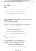 Chapter 04&colon; The Complete Health History&lowbar; jarvis Test Bank&lowbar;Rated A