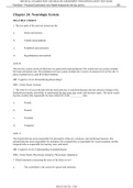 Chapter 24&colon; Neurologic System&lowbar; Jarvis Test Bank&lowbar;Already Rated A
