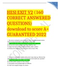 2023 RN HESI EXIT EXAM - Version 1 &lpar;V1&rpar; - &lpar;V6&rpar; All 160 Qs & As Included - Guaranteed Pass A&plus;&excl;&excl;&excl; &lpar;All Brand New Q&A Pics Included&rpar;LATEST UPDATED FOR TOP SCORE