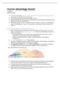 Summary Physiology (pharmacology & physiology)