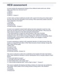 HESI assessment Exam 2022&period;